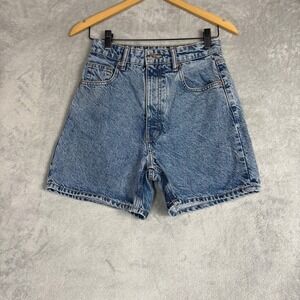Zara Denim High Rise Shorts Size 4 Vintage Inspired Summer Vacation Resort Y2K